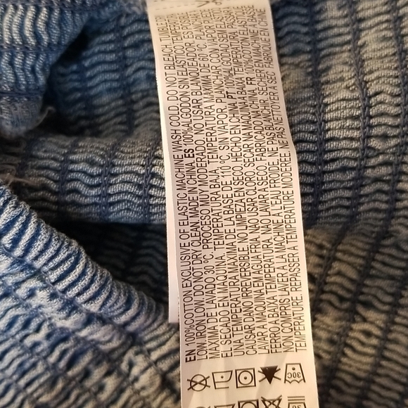 Forever 21 Blue Denim Bell Longsleeve Top - Picture 12 of 13